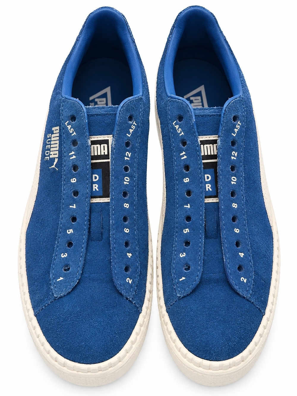 Puma Blue & White Sneakers US 5.5